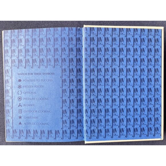 JOY OF COOKING Cookbook Rombauer-Becker White Hardback Recipe Book Kitchen - Picture 11 of 13
